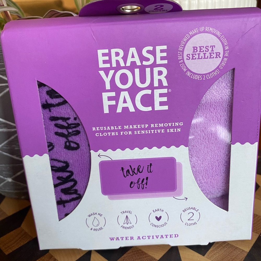 Erase Your Face by danielle creations | 2 Cloths In Box | New in Box